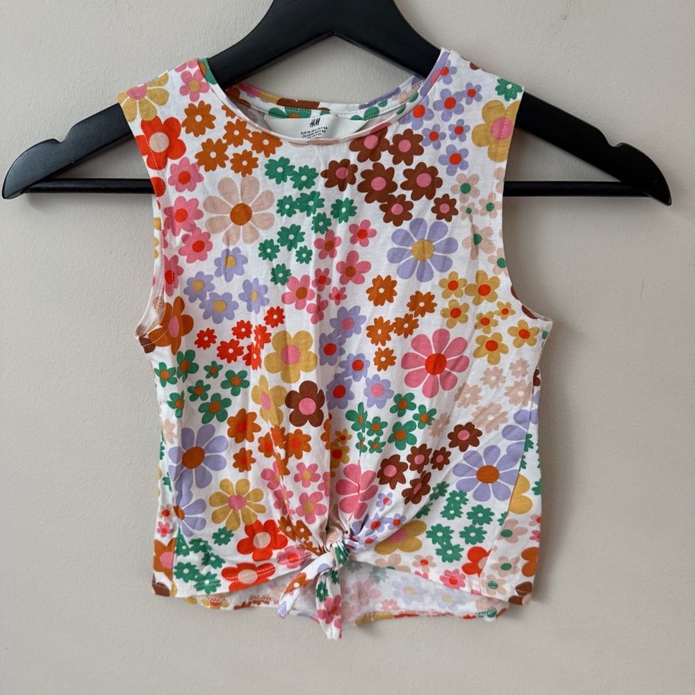 H&M Multicolor Floral tie-front Girl’s Top